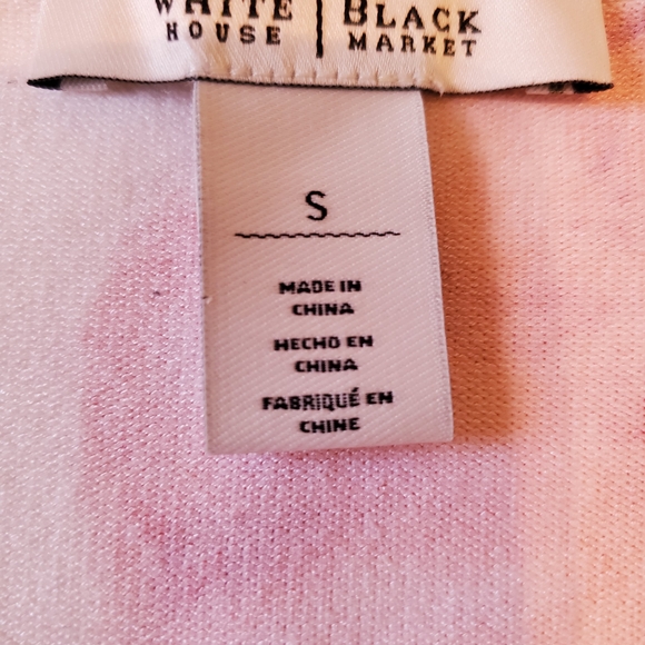 White House Black Market Pink and White Garment - Picture 2 of 5